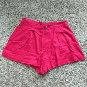 NWOT. Red Material Girl shorts.